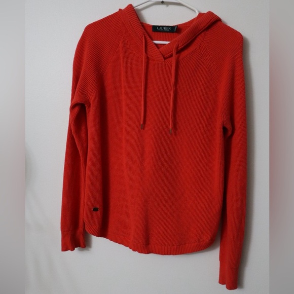 Lauren Ralph Lauren Vibrant Red Knit Sweater - Picture 1 of 4
